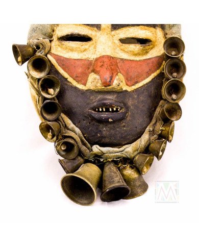 Dan Tribal singer mask from The Ivory Coast 15"