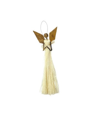 Handmade Christmas Sisal Angel Ornament Prayer