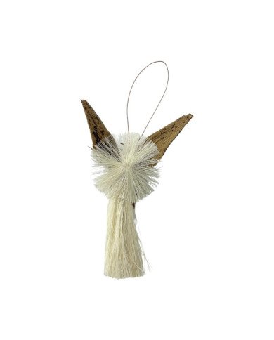 Handmade African Angel Christmas Ornament Prayer Back