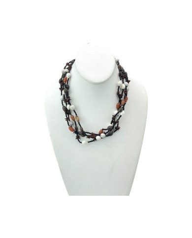 Maasai Beads Seeds Strand Necklace