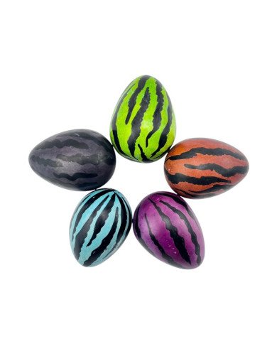 Kisii Soapstone Easter Eggs Tiger Stripes