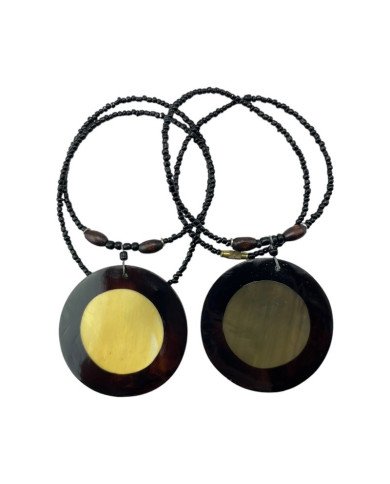 Mwezi Cow Horn Necklace