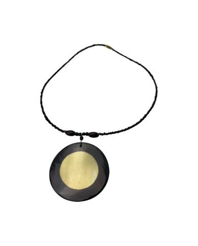 Mwezi Cow Horn Necklace