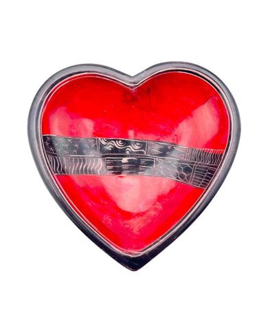 Kisii Soapstone Heart Dish