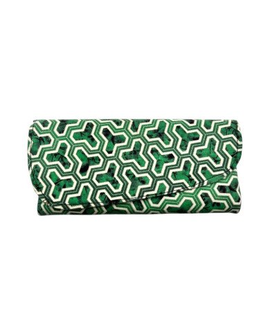 African Handmade Kitenge Clutch Purse Assymetric