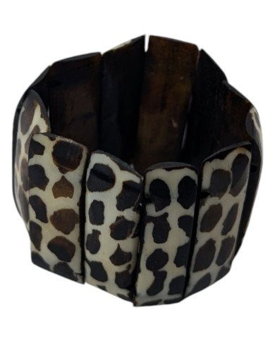 Giraffe Batik Bone Bracelet