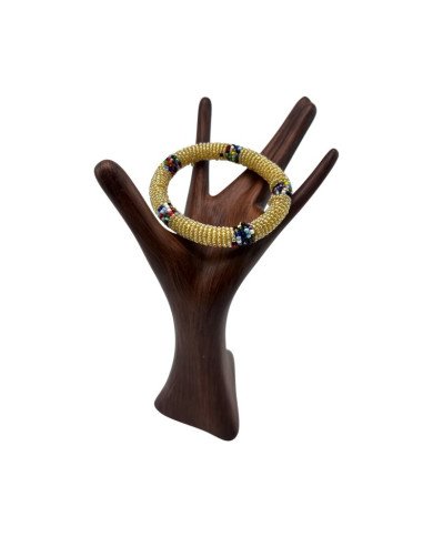 Milele Maasai Bracelet - Pearl White