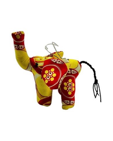 Kitenge Safari Animal Ornament – Elephant (Assorted Fabrics)