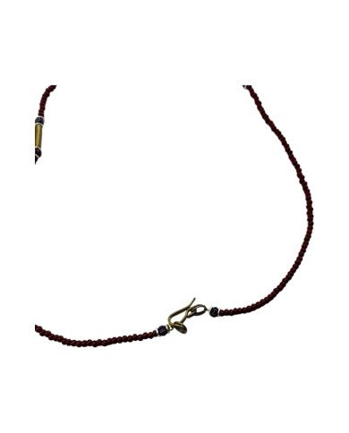 Jibu Brown Beaded Necklace