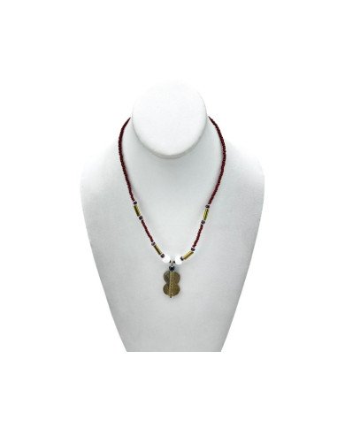 Jibu Brown Beaded Necklace