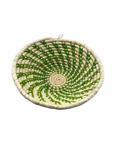 Handmade Uganda Raffia Bamboo Breeze Mini Basket