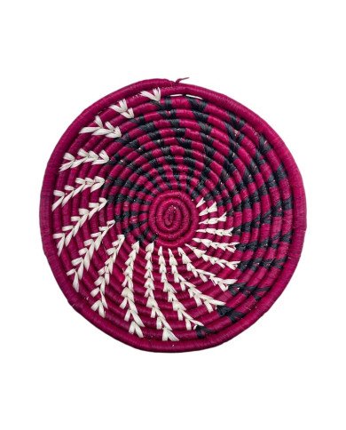 Handmade Ruby Eclipse Mini Uganda Basket