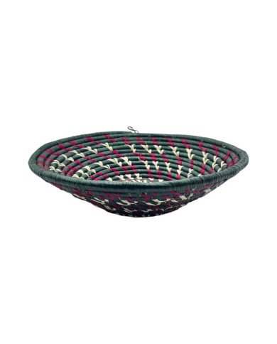 Handmade Uganda Woven Forest Flame Basket