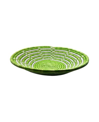 Verdant Glow Rwanda Sisal Basket