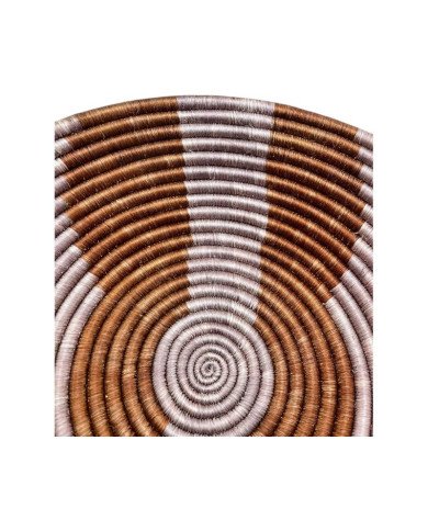 Sunset Stripes Woven Rwandan Basket