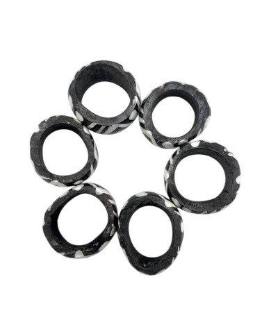 Mwendo Batik Napkin Rings