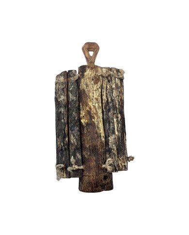 Handcarved African Olive Wood Branch Loop Nativity