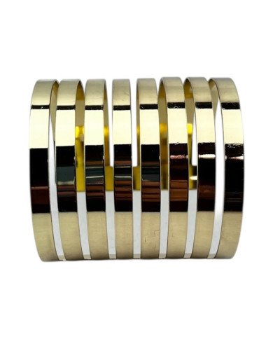 Ufuatano African Handmade Brass Cuff Bracelet