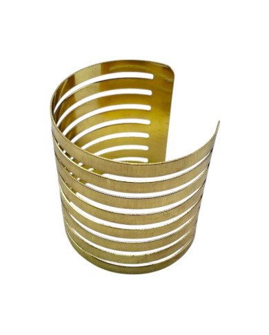 Handcrafted African Ufuatano Brass Cuff