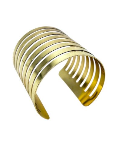 Handmade African Brass Ufuatano Cuff