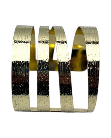 Dhahania African Handmade Brass Cuff