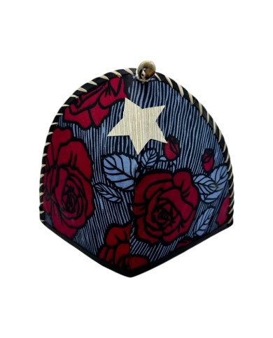 Rose Kitenge Clamshell Nativity