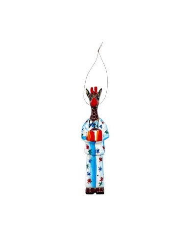 Whimsical Safari Giraffe Pajama Ornament