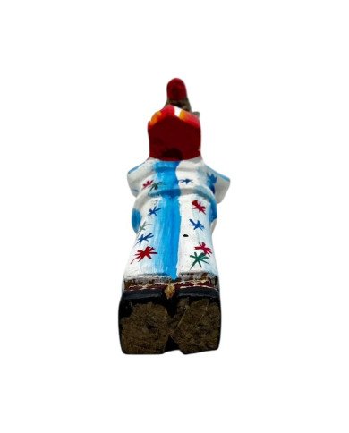 Handcarved African Safari Giraffe Pajama Ornament