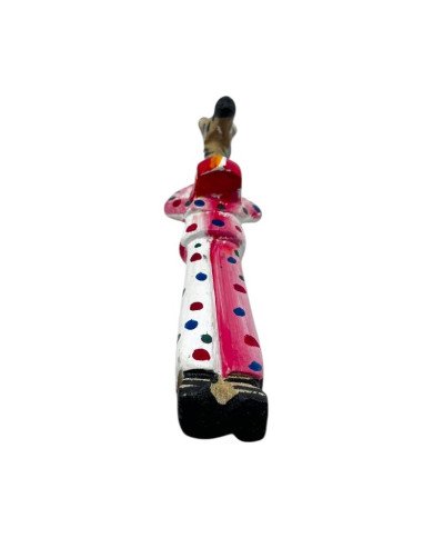 Whimsical African Safari Zebra Pink Polka-dot Pajama Ornament